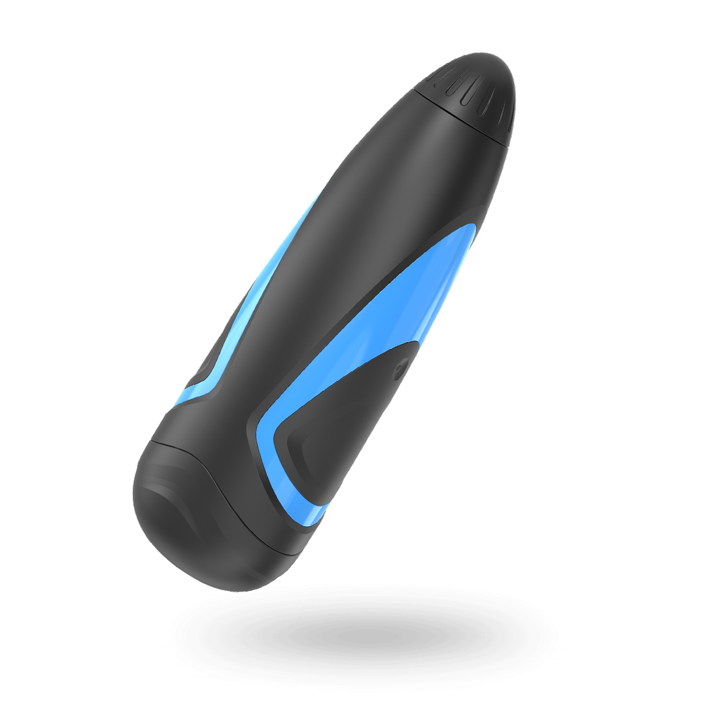 Satisfyer Men Male Masturbator (Black/Blue)-Adult Toys - Masturbators-Satisfyer-Danish Blue Adult Centres