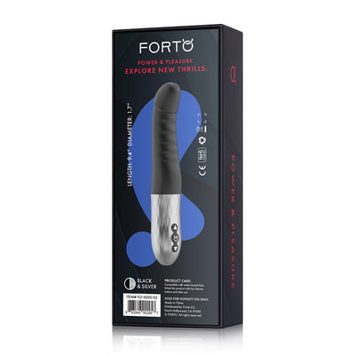Forto Thruster (Black & Silver)-Unclassified-Forto-Danish Blue Adult Centres