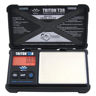 0.01g / 500g Triton T3R Rechargable Electronic Digital Scales-Lifestyle - Scales - 0.01-MyWeight-Danish Blue Adult Centres