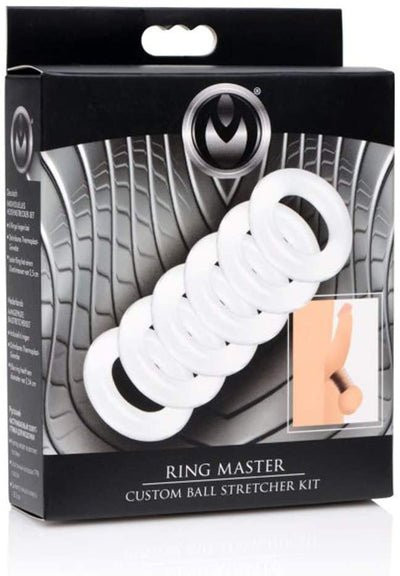 Master Series Ring Master Custom Ball Stretcher Kit-Adult Toys - Cock Rings - Ball Stretchers-XR Brands-Danish Blue Adult Centres