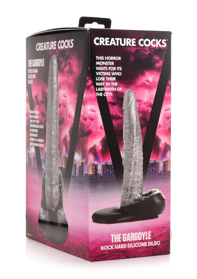 Creature Cocks - The Gargoyle Rock Hard Silicone Dildo 8.1"-Adult Toys - Dildos - Silicone-Danish Blue Adult Centres-Danish Blue Adult Centres