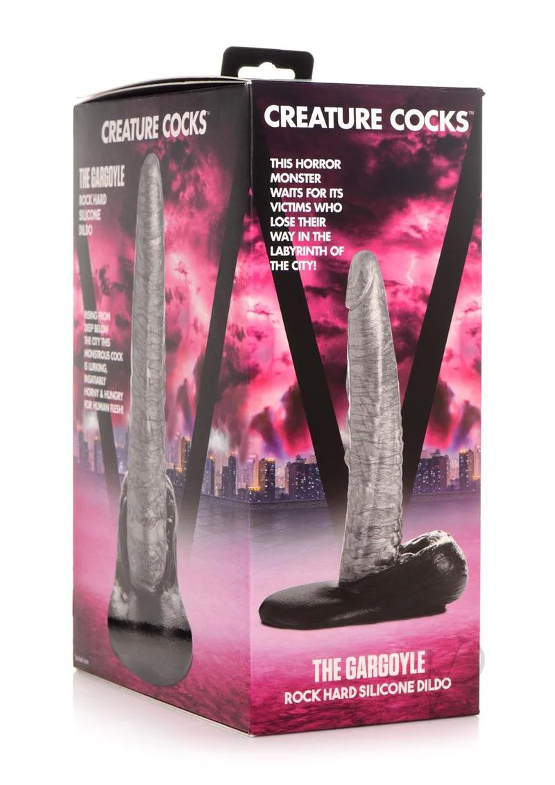 Creature Cocks - The Gargoyle Rock Hard Silicone Dildo 8.1"-Adult Toys - Dildos - Silicone-Danish Blue Adult Centres-Danish Blue Adult Centres