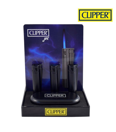 Clipper Metal Jet Lighter w/ Case