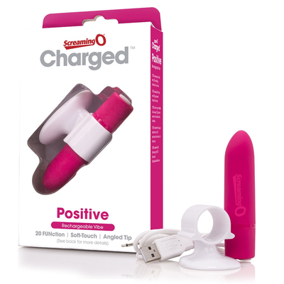 Screaming O Charged Positive Vibe-Adult Toys - Vibrators - Bullets-ScreamingO-Danish Blue Adult Centres