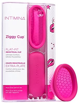 Ziggy Mensural Cup-Lubricants & Essentials - Feminine Hygiene-Intimina-Danish Blue Adult Centres