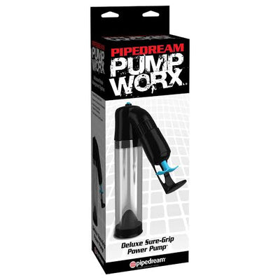 Pipedream Pump Worx Deluxe Sure-Grip Power Pump (Black)-Unclassified-Pipedream-Danish Blue Adult Centres