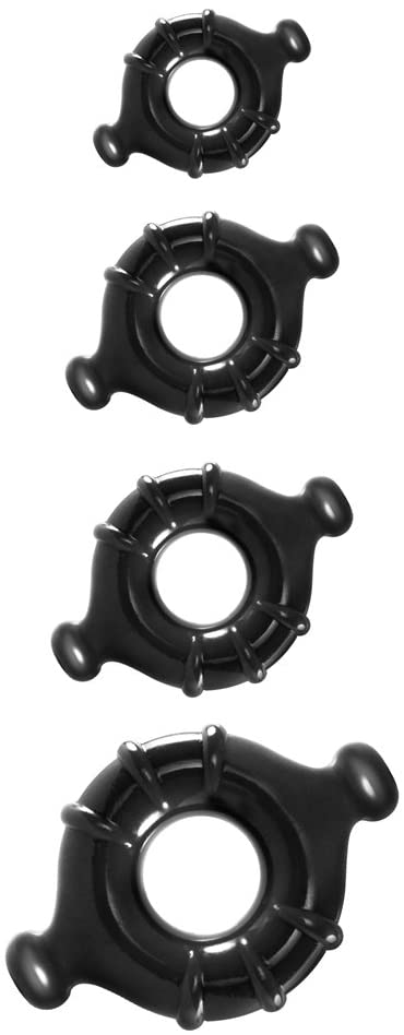 Renegade Vitality Rings (Black)-Adult Toys - Cock Rings-Renegade-Danish Blue Adult Centres