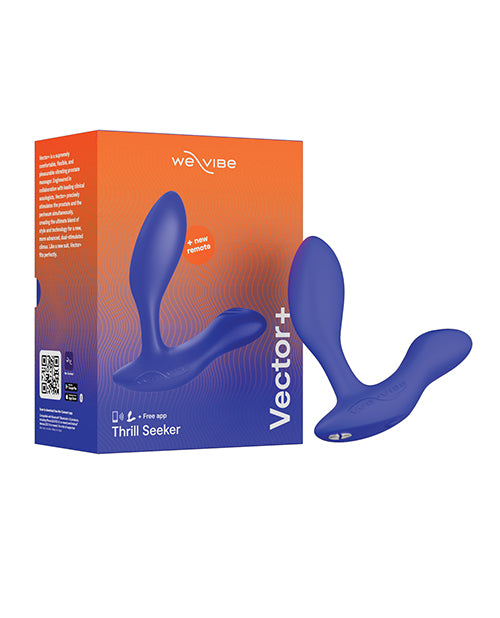 We-Vibe Vector+-Adult Toys - Anal - Prostate Stimulators-We-Vibe-Danish Blue Adult Centres