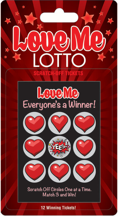 Little Genie Love Me Lotto Scratcher-Novelty - Games-LITTLE GENIE-Danish Blue Adult Centres