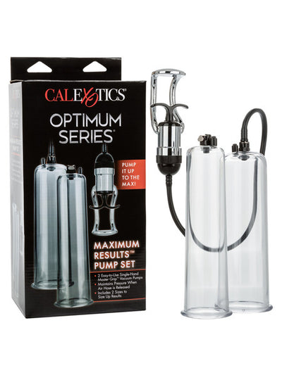 Optimum Series Maximum Results Pump Set-Adult Toys - Pumps-CalExotics-Danish Blue Adult Centres