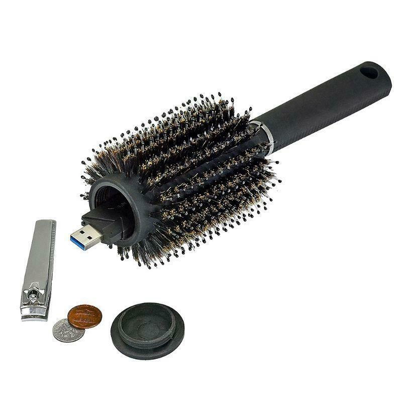 Hair Brush Stash Diversion Safe -Black-Lifestyle - Storage - BagsSafes-Danish Blue Brand-Danish Blue Adult Centres
