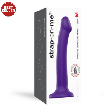 Strap On Me Dual Density Medium - Purple-Adult Toys - Strap On - Attachments-Strap On Me-Danish Blue Adult Centres
