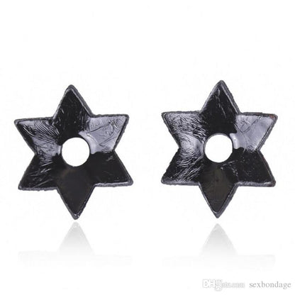 Poison Rose - Wetlook Star Studded Nipple Covers-Clothing - Accessories-Poison Rose-Danish Blue Adult Centres