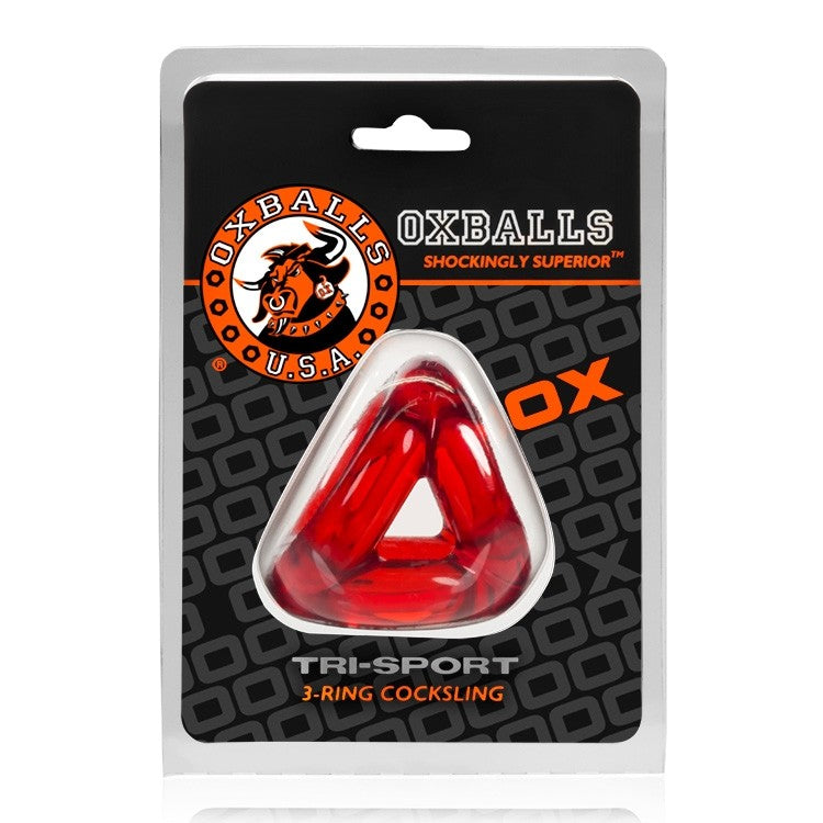 Oxballs Tri-Sport Cocksling-Adult Toys - Cock Rings-Oxballs-Danish Blue Adult Centres