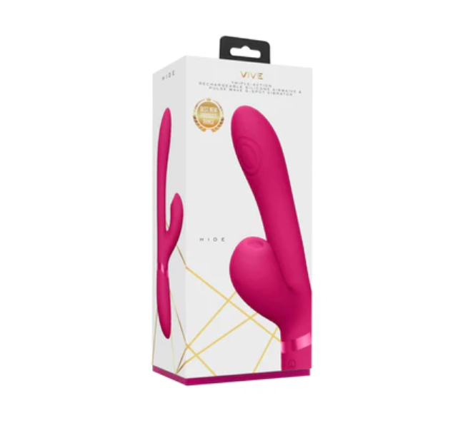 Vive Hide Rabbit-Adult Toys - Vibrators - Rabbits-Vive-Danish Blue Adult Centres