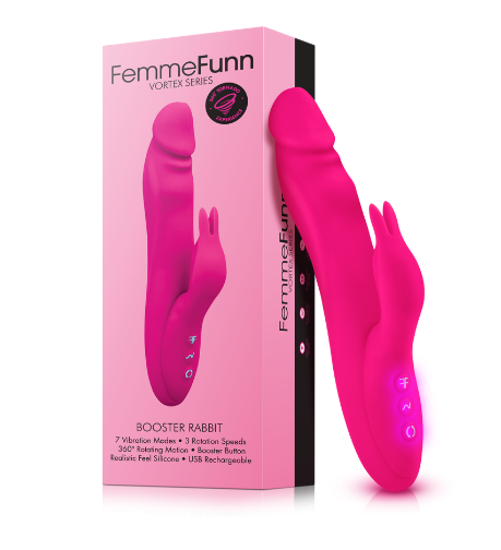 Femme Funn - Booster Rabbit-Adult Toys - Vibrators - Rabbits-Femme Funn-Danish Blue Adult Centres