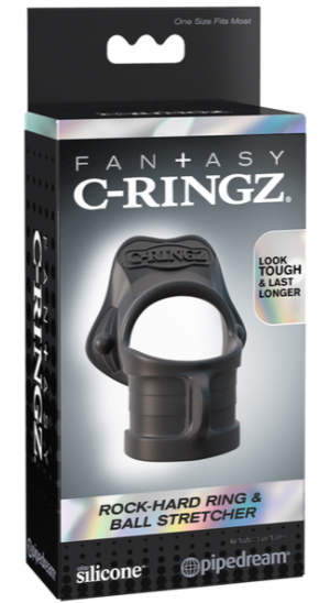 Pipedream Fantasy C-Ringz - Rock Hard Ring & Ball Stretcher-Unclassified-Pipedream-Danish Blue Adult Centres