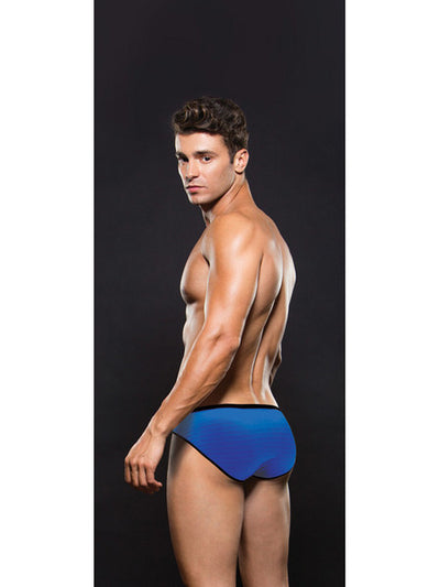 ENVY - Express Yourself Brief Blue Medium /Large - BLE094-BLUML-Clothing - Underwear & Panties - Mens Room in Front-Envy-Danish Blue Adult Centres