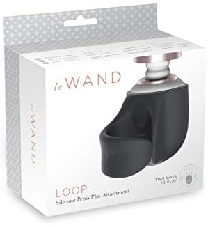 Le Wand Loop Silicone Penis Play Attachment (Grey)-Adult Toys - Vibrators - Wands-Le Wand-Danish Blue Adult Centres