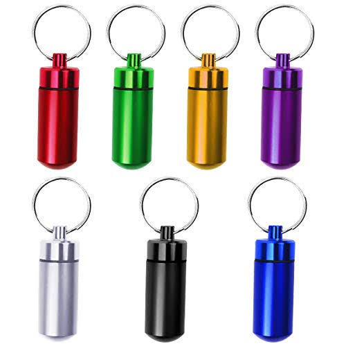 Pill Case Key Chain 5cm-Lifestyle - Storage - Vials & Bottles-Danish Blue Adult Centres-Danish Blue Adult Centres
