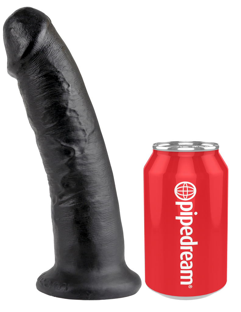 King Cock Realistic Dildo without balls 9 inch Black-Adult Toys - Dildos - Realistic-King Cock-Danish Blue Adult Centres