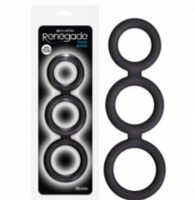 Renegade - Triad Rings-Adult Toys - Cock Rings-Renegade-Danish Blue Adult Centres