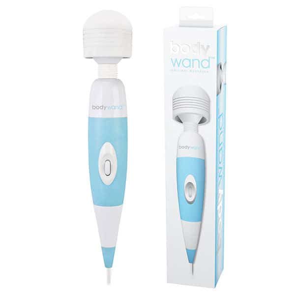 BodyWand Original Japanese Massager - Corded (Blue)-Adult Toys - Vibrators - Wands-Bodywand-Danish Blue Adult Centres