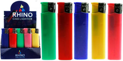 Rhino Colour Gas Lighter-Lifestyle - Lighters - Flame Lighters-Rhino-Danish Blue Adult Centres