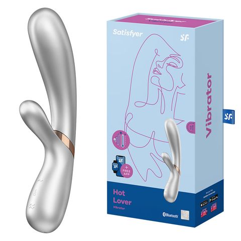 Satisfyer Hot Lover - Rabbit Vibrator-Adult Toys - Vibrators - Rabbits-Satisfyer-Danish Blue Adult Centres