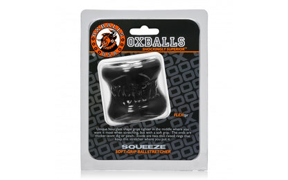 OXBALL SQUEEZE Stretcher (Black)-Unclassified-Oxballs-Danish Blue Adult Centres