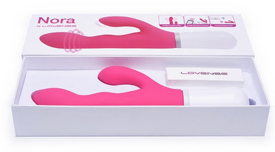 Lovense Nora Bluetooth Rabbit Vibrator-Adult Toys - Vibrators - Rabbits-Lovense-Danish Blue Adult Centres