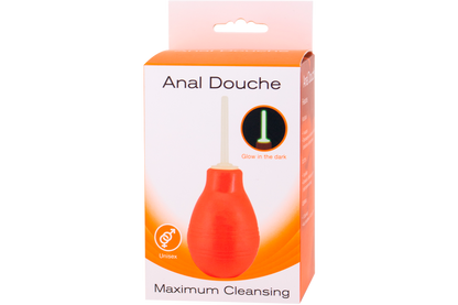 Seven Creations Unisex Anal Douche Bulb (Red/Glow)-Lubricants & Essentials - Douches-Seven Creations-Danish Blue Adult Centres