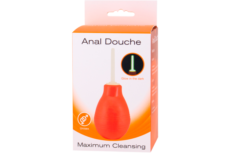 Seven Creations Unisex Anal Douche Bulb (Red/Glow)-Lubricants & Essentials - Douches-Seven Creations-Danish Blue Adult Centres