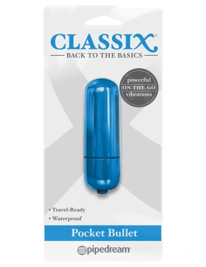 Pipedream Classix Pocket Bullet-Vibrators - Bullets-Pipedream-Danish Blue Adult Centres