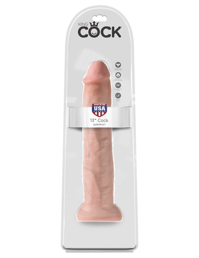 King Cock Realistic Dildo without balls 13inch Flesh-Adult Toys - Dildos - Realistic-King Cock-Danish Blue Adult Centres