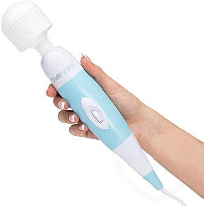 BodyWand Original Japanese Massager - Corded (Blue)-Adult Toys - Vibrators - Wands-Bodywand-Danish Blue Adult Centres