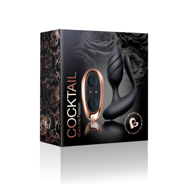 Rocks Off Cocktail Black-Adult Toys - Anal - Prostate Stimulators-Rocks Off-Danish Blue Adult Centres
