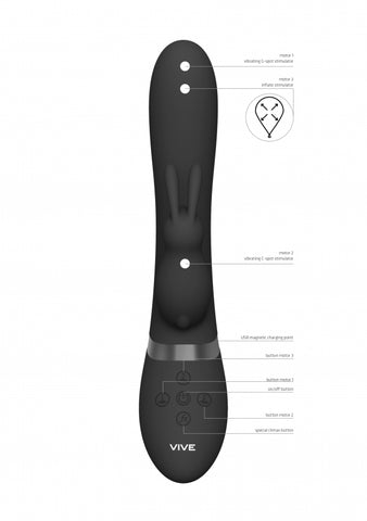 Shots - Vive Taka Rabbit Vibrator-Adult Toys - Vibrators - Rabbits-Vive-Danish Blue Adult Centres