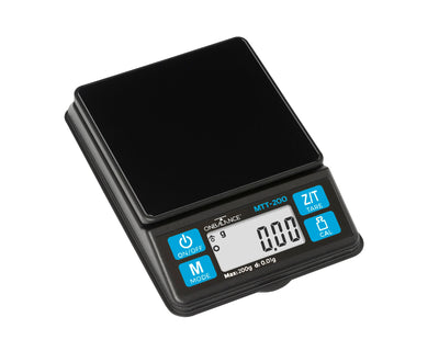 0.01g/200g On-Balance Mini Table Top Scale (Black)-Lifestyle - Scales - 0.01-On Balance-Danish Blue Adult Centres