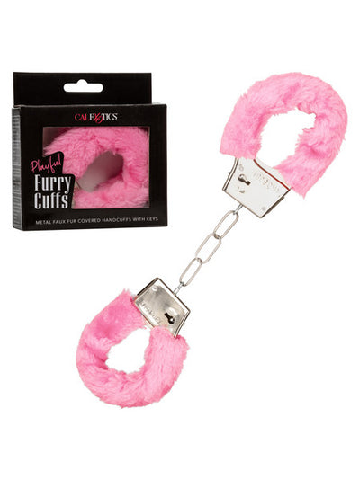 Playful Furry Cuffs Pink-Unclassified-CalExotics-Danish Blue Adult Centres