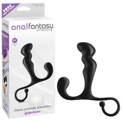 Pipedream Anal Fantasy Collection Classix Prostate Stimulator 4 inch (Black)-Adult Toys - Anal - Prostate Stimulators-Pipedream-Danish Blue Adult Centres