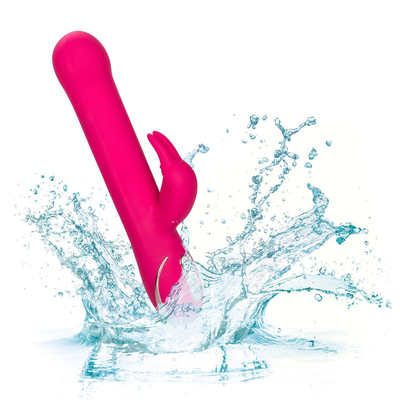 CalExotics Premium Jack Rabbit Signature Silicone Beaded Vibrator (Pink)-Unclassified-CalExotics-Danish Blue Adult Centres