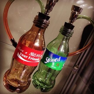 Mini Glass Hookah (Drink/Bottle Hooka)-Lifestyle - Oil Pourers-Agung-Danish Blue Adult Centres
