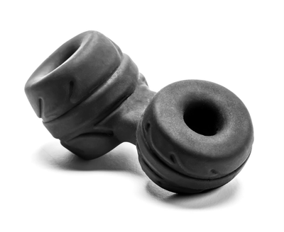 Perfect Fit Cock Ring & Ball Stretcher (Black)-Adult Toys - Cock Rings - Ball Stretchers-Perfect Fit-Danish Blue Adult Centres