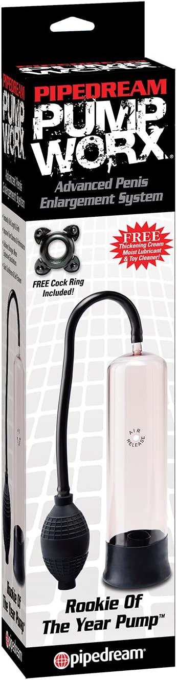 Pipedream Pump Worx Rookie of the Year Pump (Black)-Adult Toys - Pumps-Pipedream-Danish Blue Adult Centres