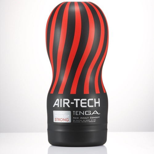 Tenga Air-Tech Reusable Vacuum Cup Strong - Black-Adult Toys - Masturbators-Tenga-Danish Blue Adult Centres