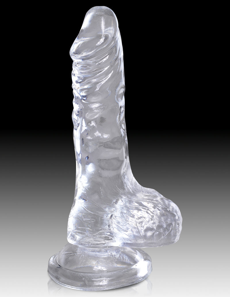King Cock Realistic Dildo - Clear-Adult Toys - Dildos - Realistic-King Cock-Danish Blue Adult Centres