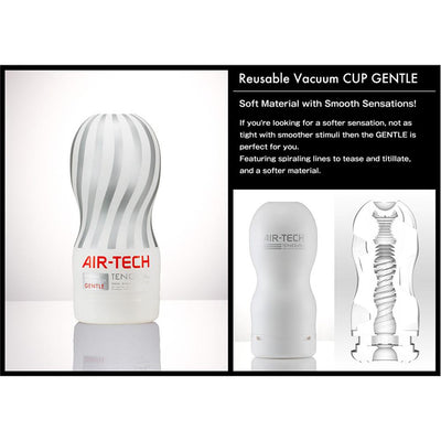 Tenga Air-Tech Reusable Vacuum Cup Soft White-Adult Toys - Masturbators-Tenga-Danish Blue Adult Centres