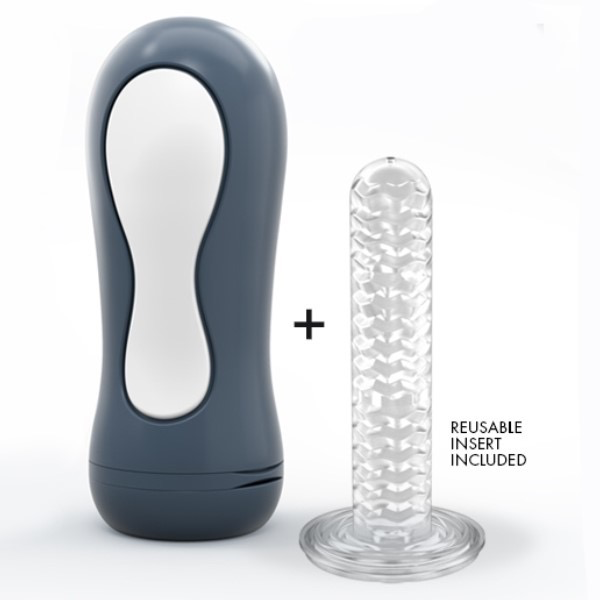Dorcel Sexpresso Multi-Sensory Masturbator (White)-Adult Toys - Masturbators-Dorcel-Danish Blue Adult Centres