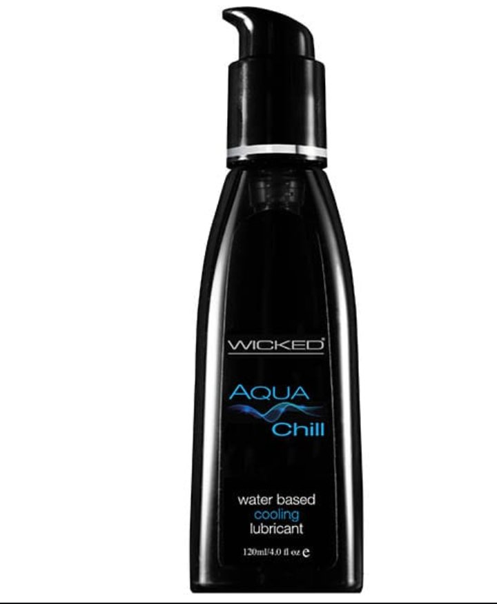 Wicked Aqua Chill Water Based Cooling Lubricant-Lubricants & Essentials - Lube - Water Based-Wicked-Danish Blue Adult Centres